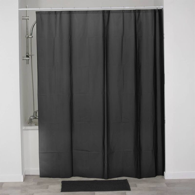 foto del prodotto tenda da doccia laser eva 180x200cm nero tendance