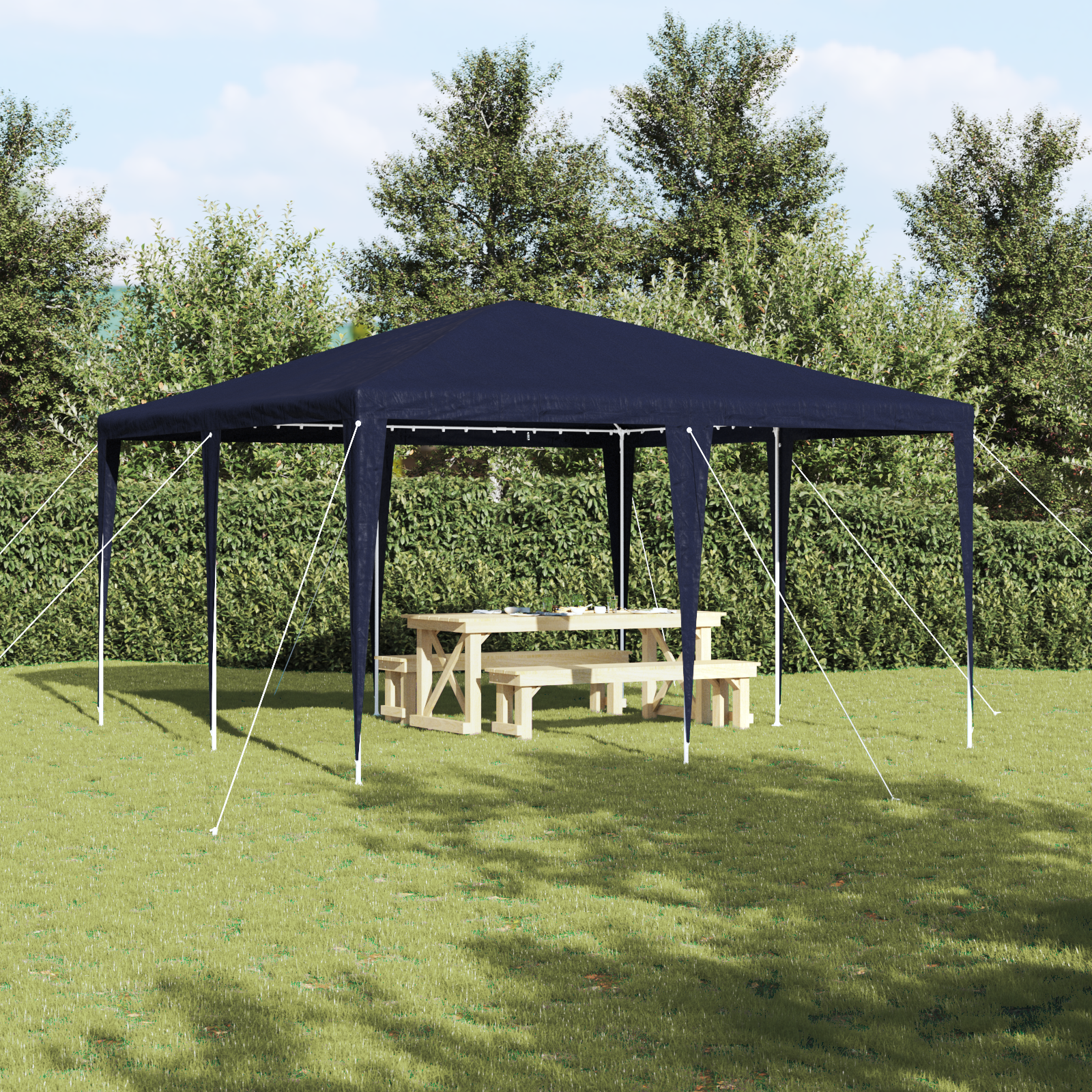 foto del prodotto tenda da festa blu 4x4 m pe