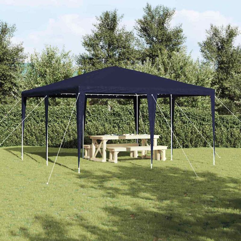 foto del prodotto tenda da festa blu 4x4 m pe vidaxl
