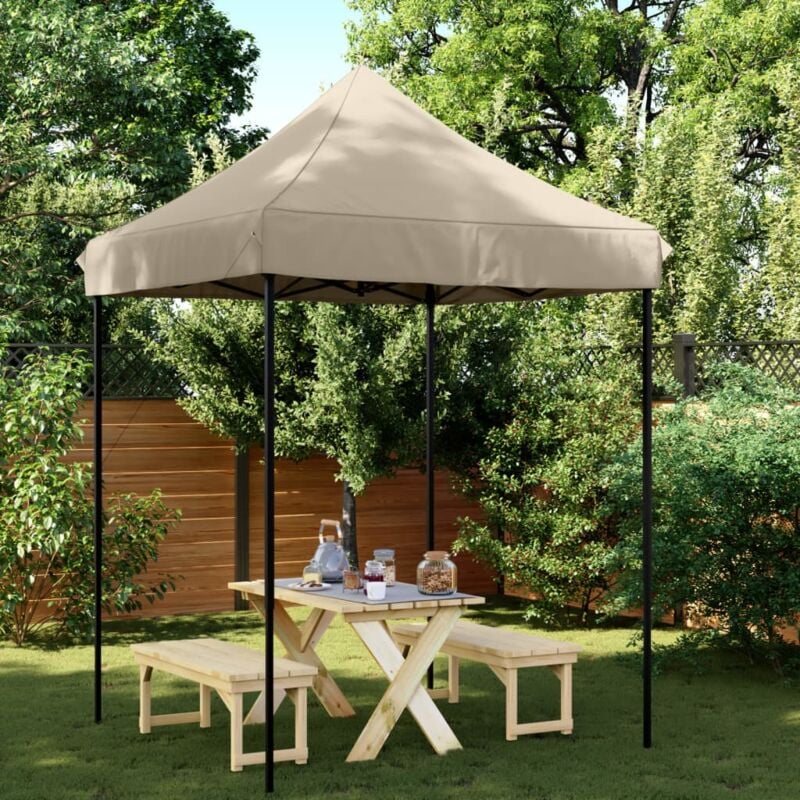 foto del prodotto tenda da festa pieghevole pop up tortora 200x200x306 cm vidaxl