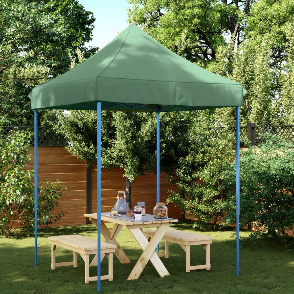 foto del prodotto tenda da festa pieghevole pop up verde 200x200x306 cm