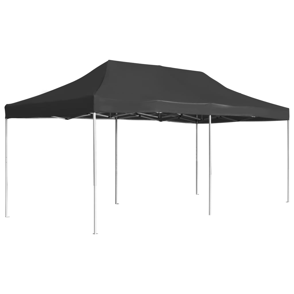 foto del prodotto tenda da ricevimento pieghevole in alluminio antrociteparasol 6x3 m da esterno, tenda, mobili da esterno, forniture per la casa, decorazione