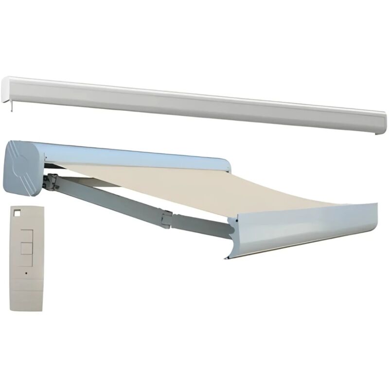 foto del prodotto tenda da sole 300x200 cm cassonata motorizzata elettrica motore
