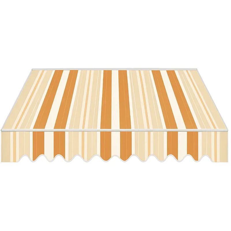 foto del prodotto tenda da sole a caduta 100x245 cm alluminio e poliestere arancione