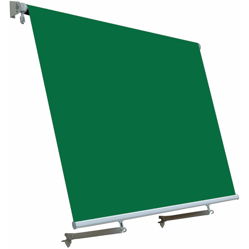 foto del prodotto tenda da sole a caduta con bracci 300x245 cm verde