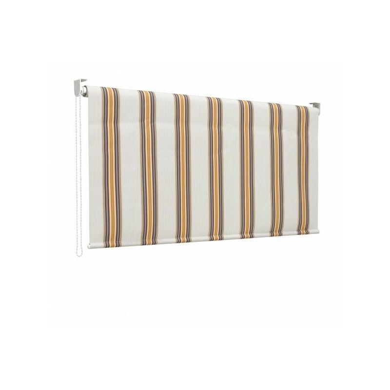 foto del prodotto tenda da sole a caduta, rullo avvolgibile con catenella l 150 h250cm fredi righe beige