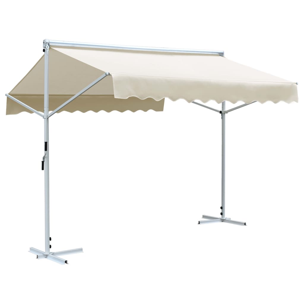 foto del prodotto tenda da sole a gazebo 3x3 m crema cod mxl 59553