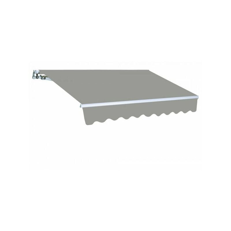 foto del prodotto tenda da sole a parete l.250xh.200cm, in poliestere 280 gr m grigio cenere fredi