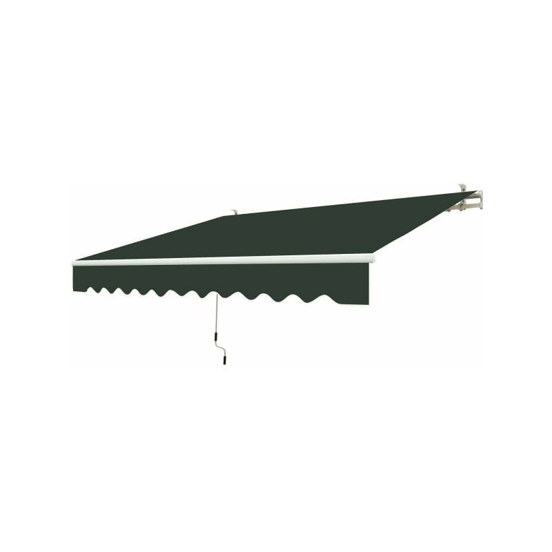 foto del prodotto tenda da sole a parete l.300xh.200cm, in poliestere 280 gr m verde fredi