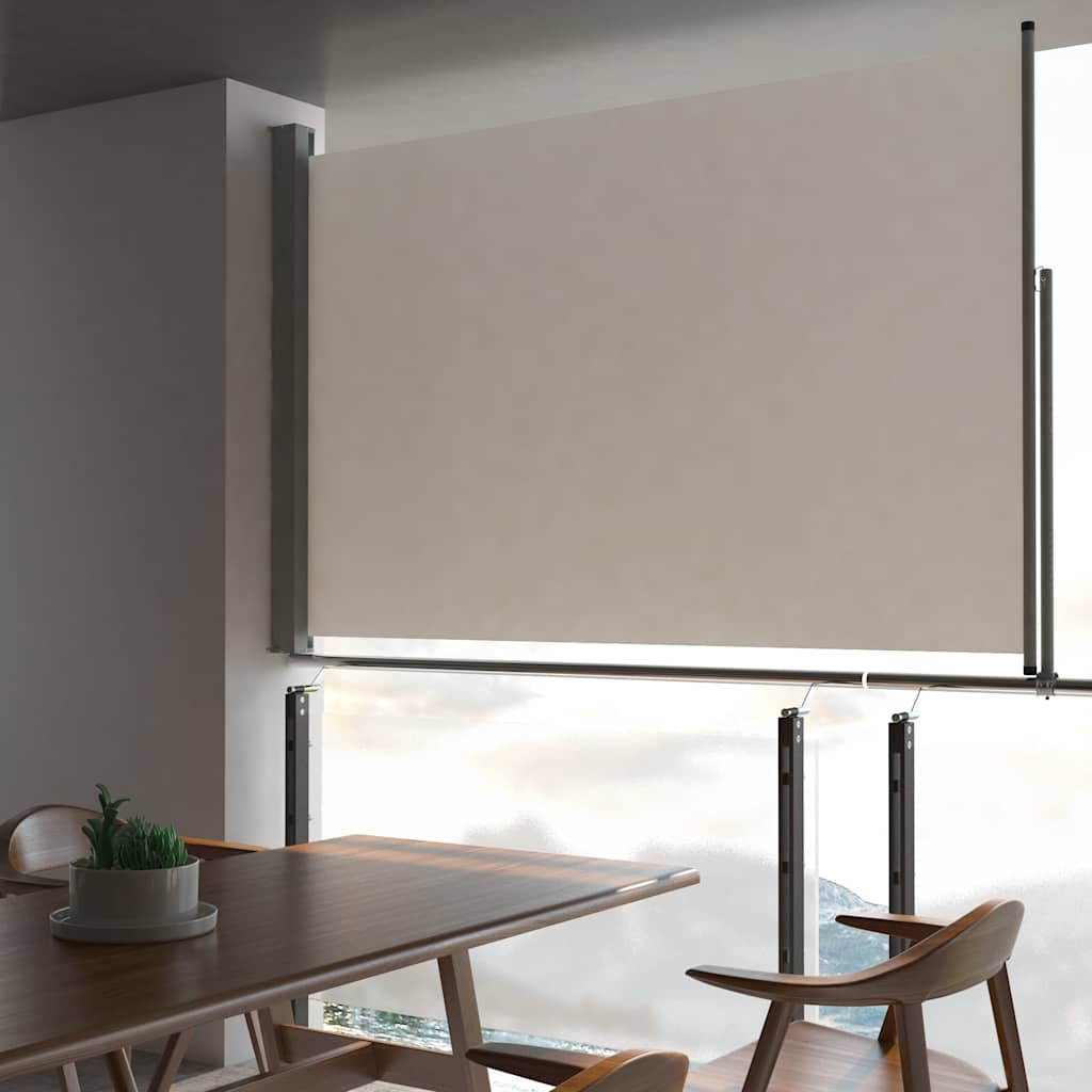 foto del prodotto tenda da sole laterale retrattile 160 x 300 cm crema cod mxl 7861