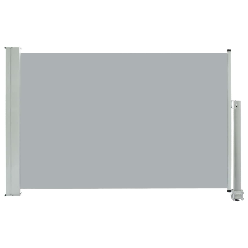 foto del prodotto tenda da sole parasole laterale retrattile per patio giardino terrazza balcone schermo di protezione visiva 60 x 300 cm grigio 02 0007390