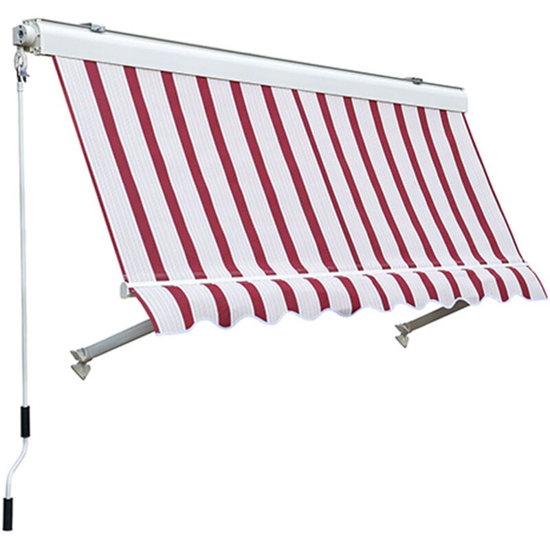 foto del prodotto tenda da sole per balcone a caduta cassonata sangiorgio formato 0.80 x 2.50 m colore verde