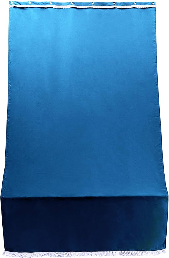 foto del prodotto tenda da sole per porta con anelli 300x140 cm blu t1372911 l