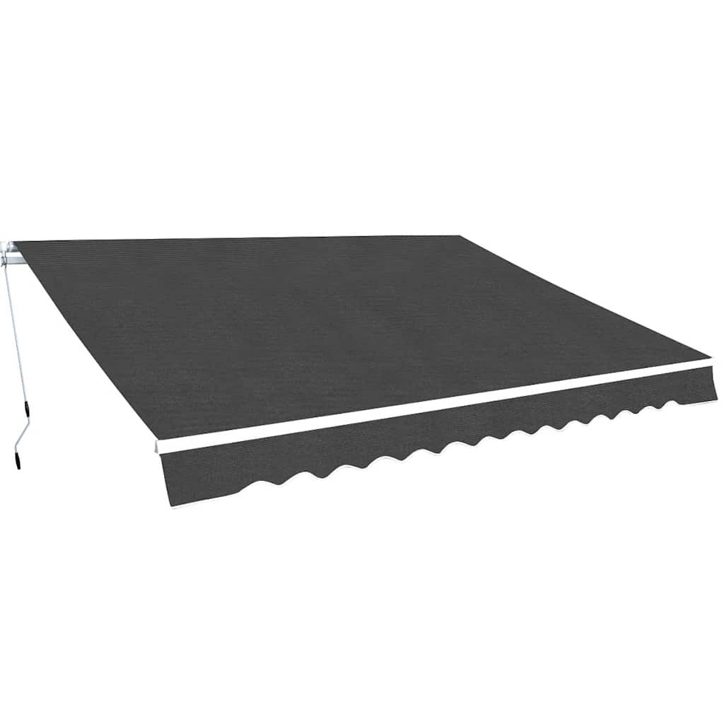 foto del prodotto tenda da sole pieghevole manuale 450 cm antracite cod mxl 43603