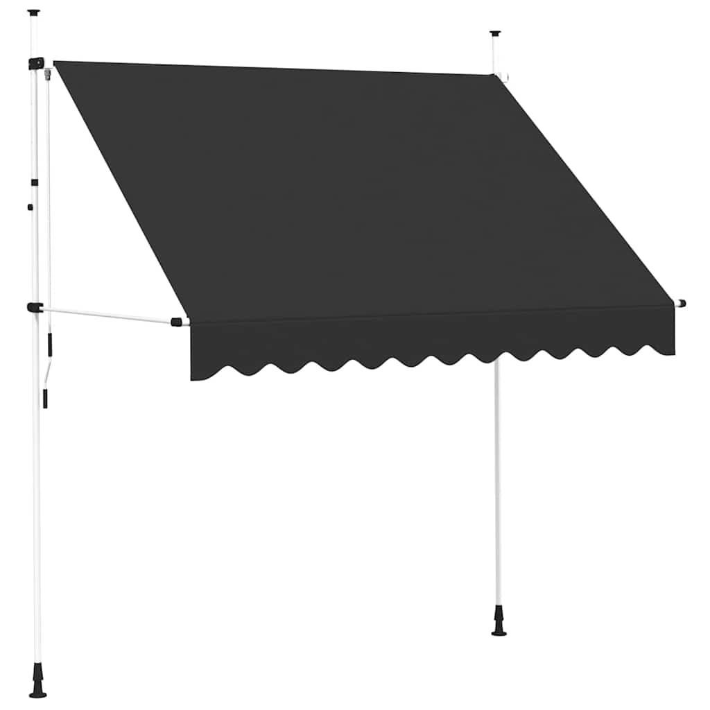 foto del prodotto tenda da sole retrattile manuale 250 cm antracite cod mxl 24850