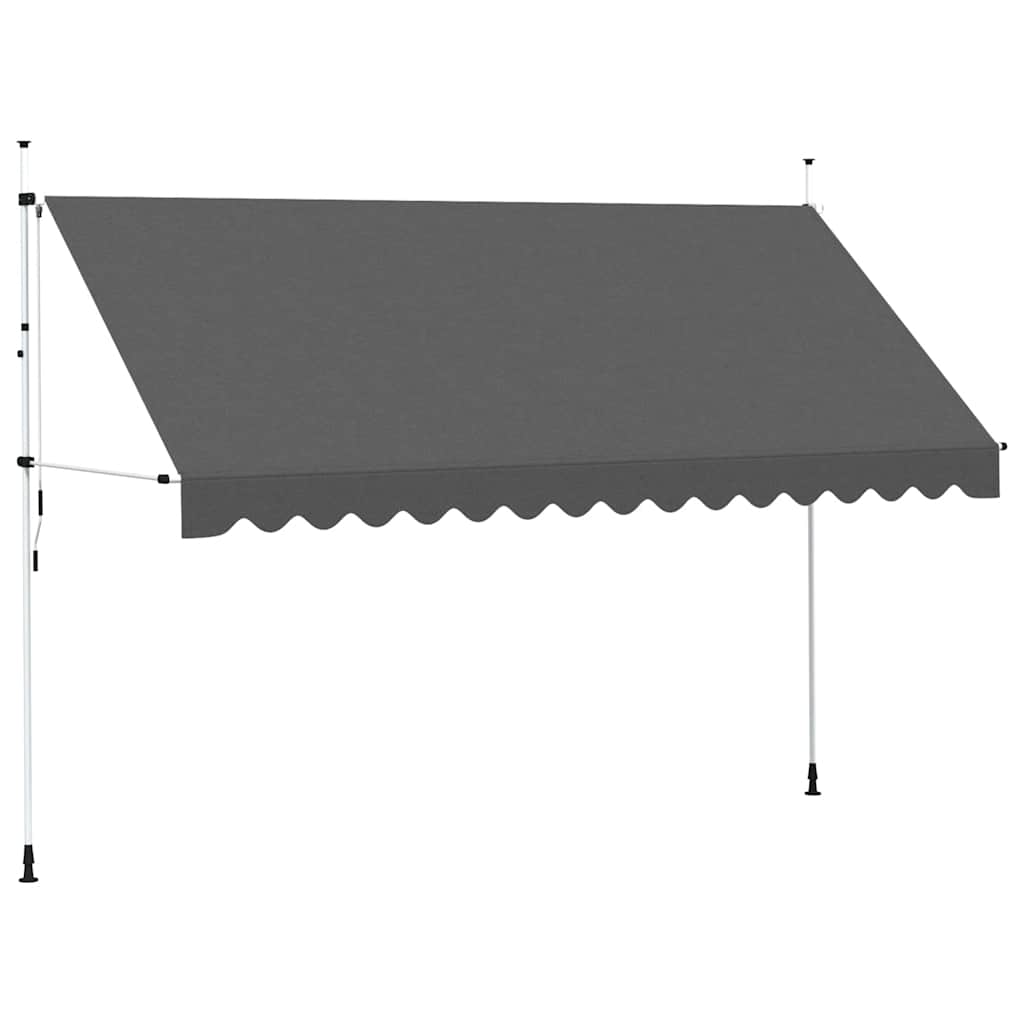 foto del prodotto tenda da sole retrattile manuale 400 cm antracite cod mxl 12106