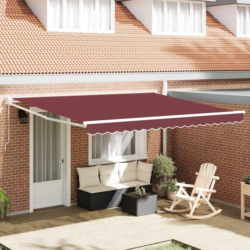 foto del prodotto tenda da sole retrattile manuale bord 400x300 cm vidaxl