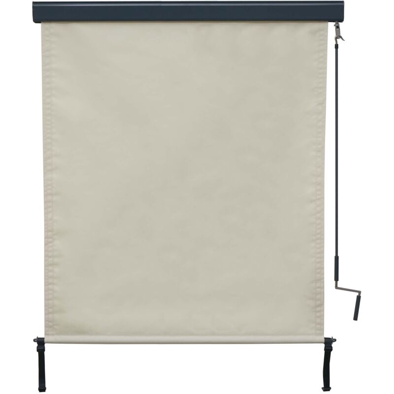 foto del prodotto tenda da sole verticale avvolgibile per finestra hhg 621 140x250cm avorio beige
