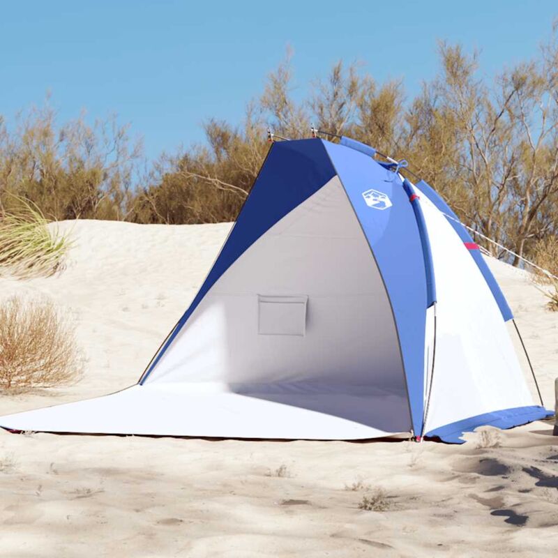 foto del prodotto tenda da spiaggia blu azzurro 268x223x125 cm in poliestere 185t vidaxl
