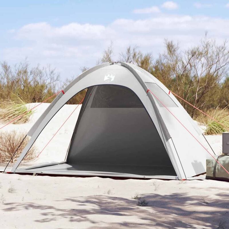 foto del prodotto tenda da spiaggia grigia impermeabile vidaxl