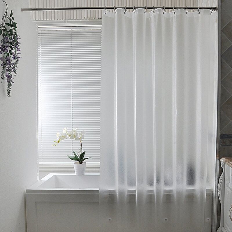 foto del prodotto tenda doccia givr s impermeabile, tende doccia a prova di muffa con ganci antiruggine per bagno, doccia, bagno 180x180cm