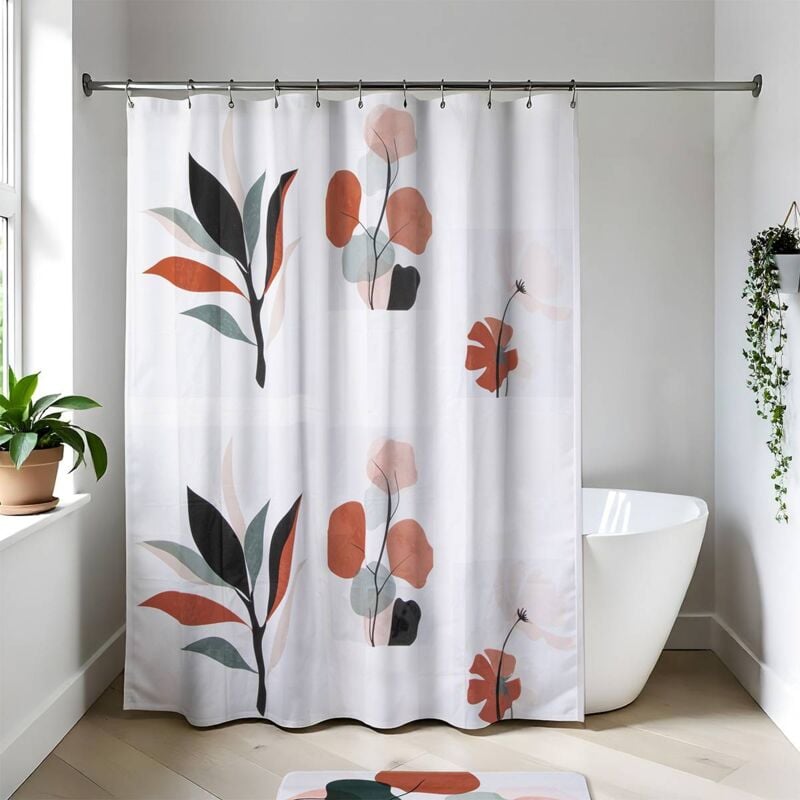 foto del prodotto tenda doccia peva 180x180 cm bucolique tendance
