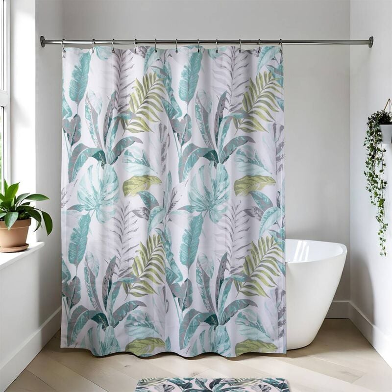 foto del prodotto tenda doccia peva 180x180 cm giardino d inverno tendance