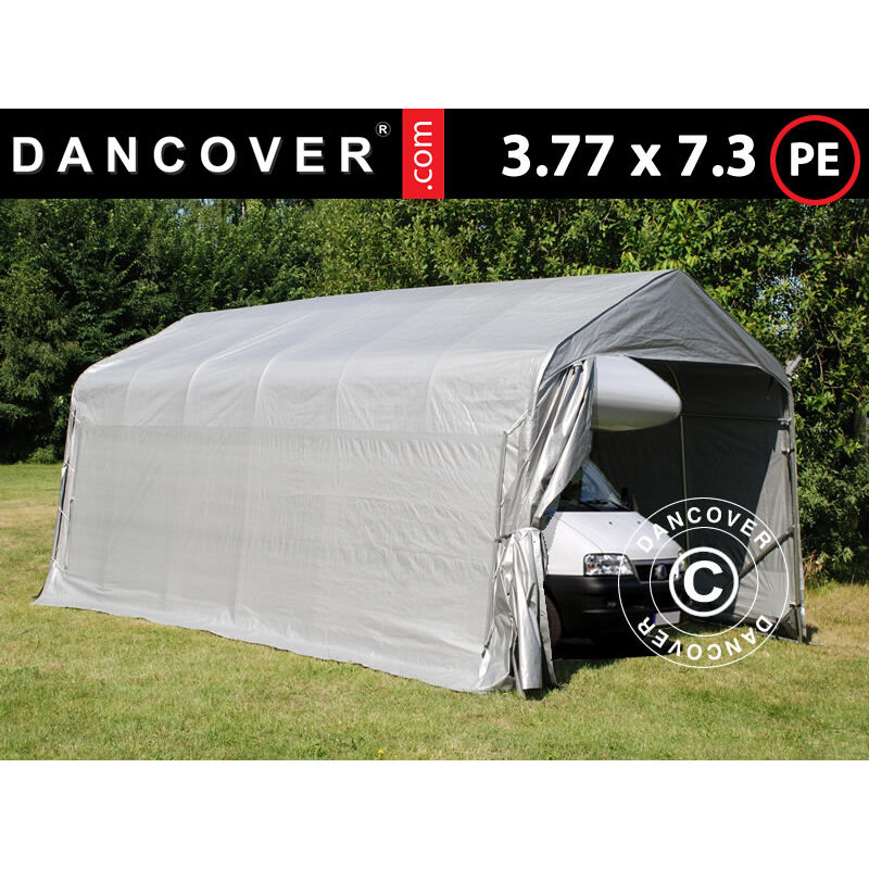 foto del prodotto tenda garage pro 3,77x7,3x3,18m pe, grigio
