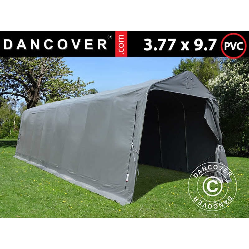 foto del prodotto tenda garage pro 3,77x9,7x3,18m pvc, grigio
