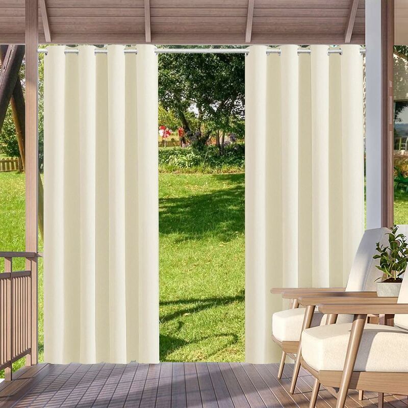 foto del prodotto tenda impermeabile per esterni, isolamento termico, antivento e protezione dai raggi uv tende oscuranti adatte per giardini, padiglioni, balconi,