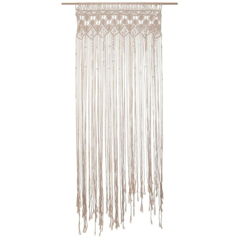 foto del prodotto tenda in filo metallico macram bianco avorio 90x200cm atmosphera cr ateur d int rieur