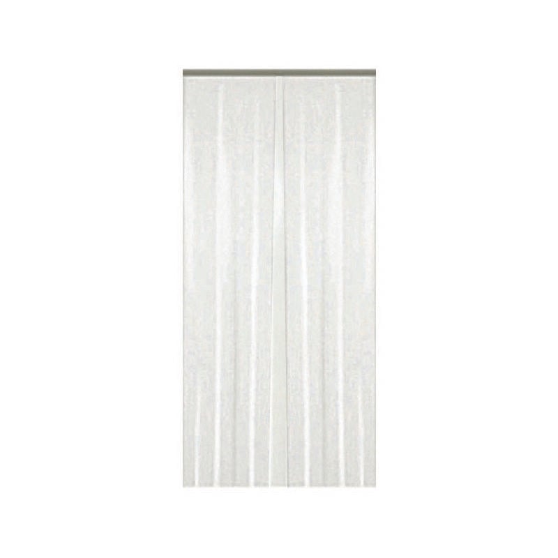 foto del prodotto tenda in plastica a strisce bianca cm.120x230h.