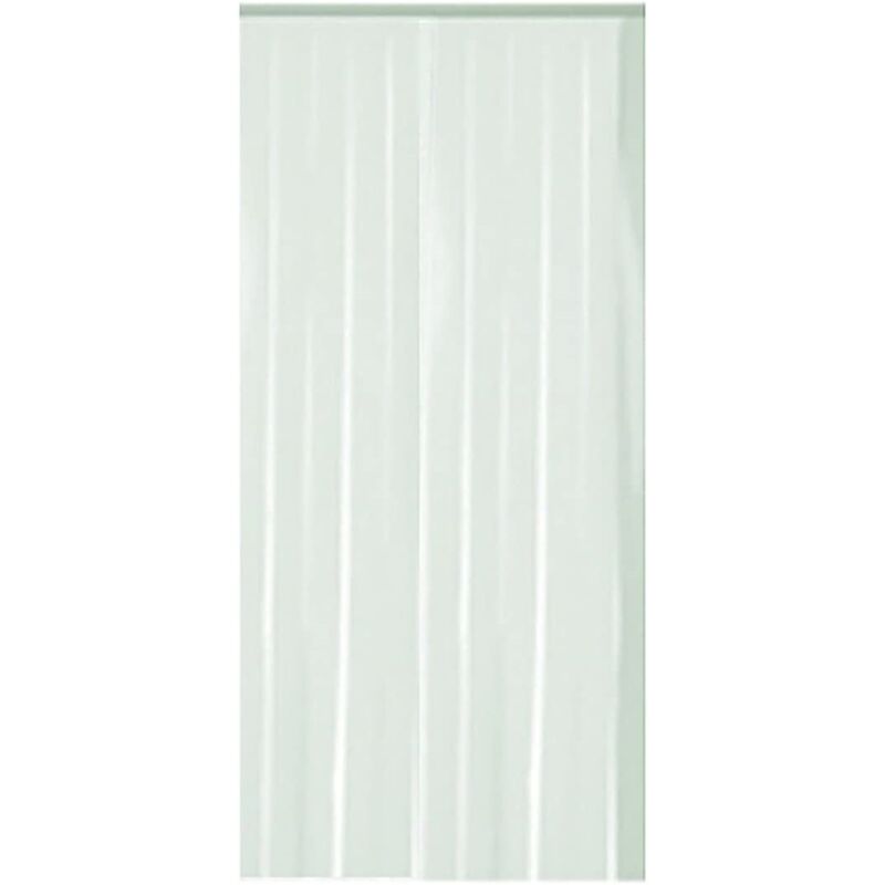 foto del prodotto tenda in plastica a strisce trasparente cm.120x230h.
