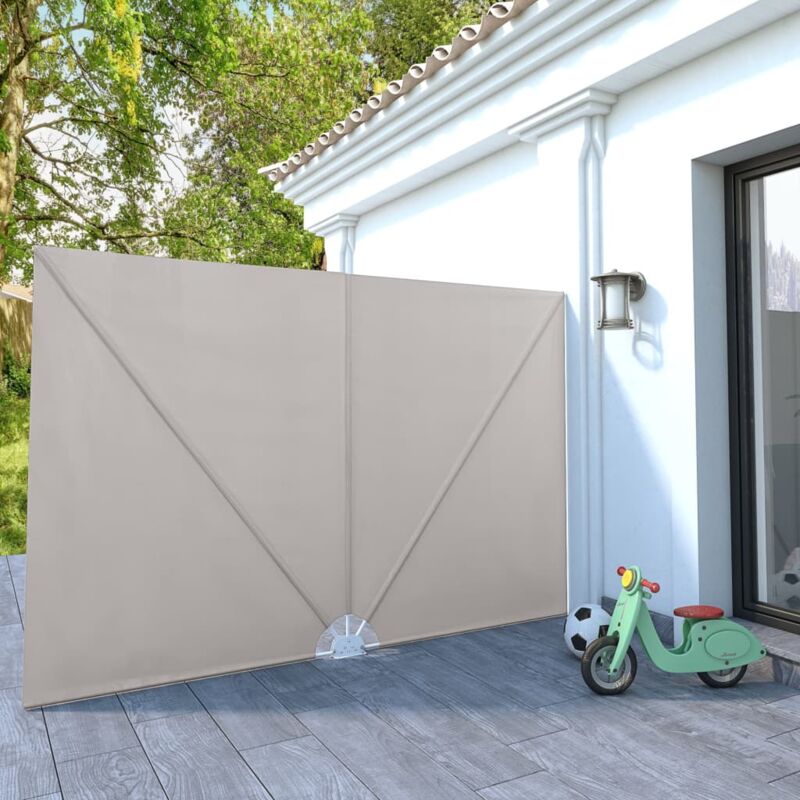 foto del prodotto tenda laterale per terrazza pieghevole crema 300x200 cm vidaxl