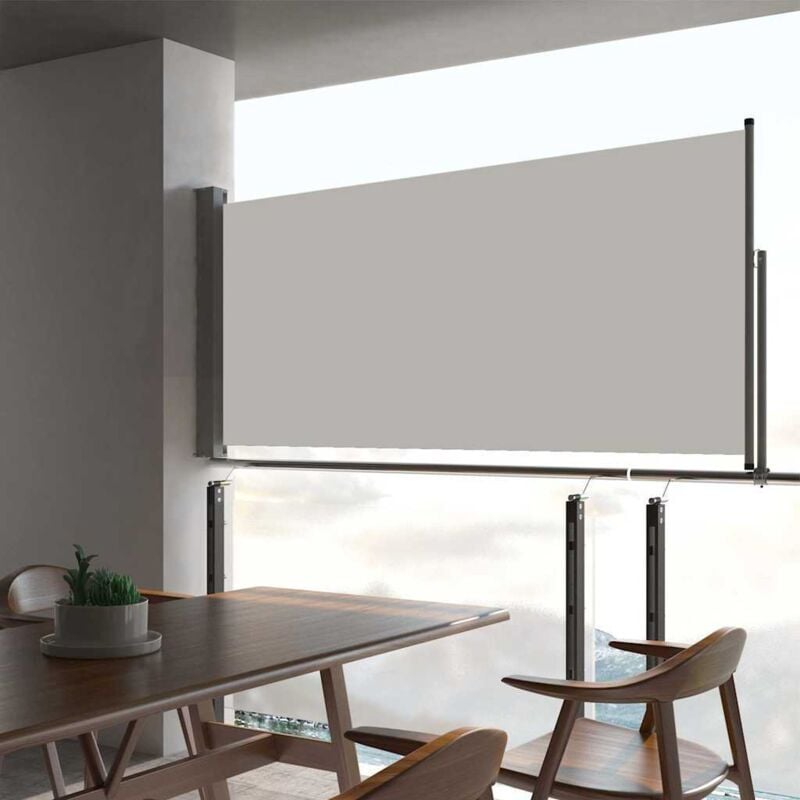 foto del prodotto tenda laterale retrattile per patio 60x300 cm crema vidaxl