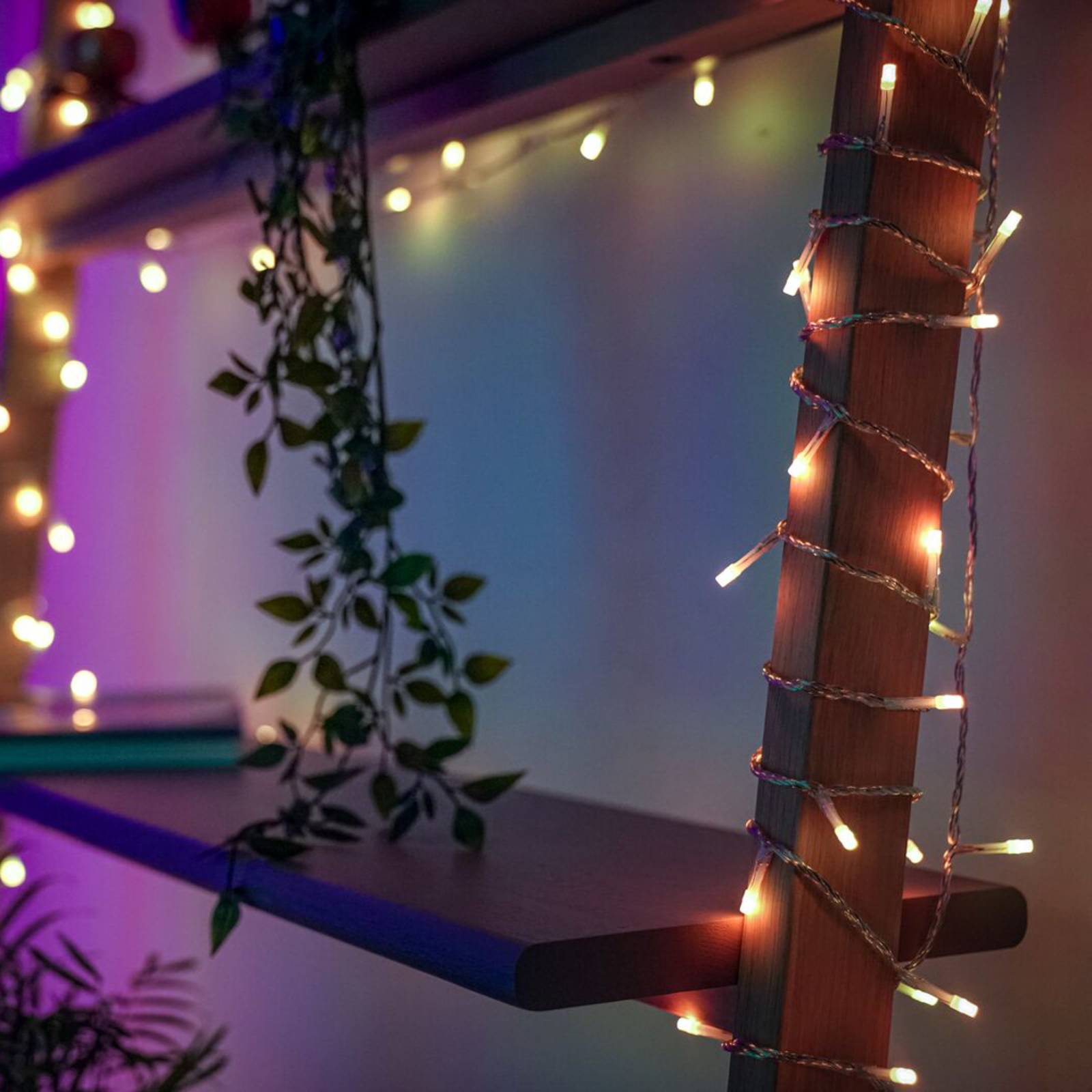 foto del prodotto tenda luminosa a led intelligente twinkly per app, rgbw