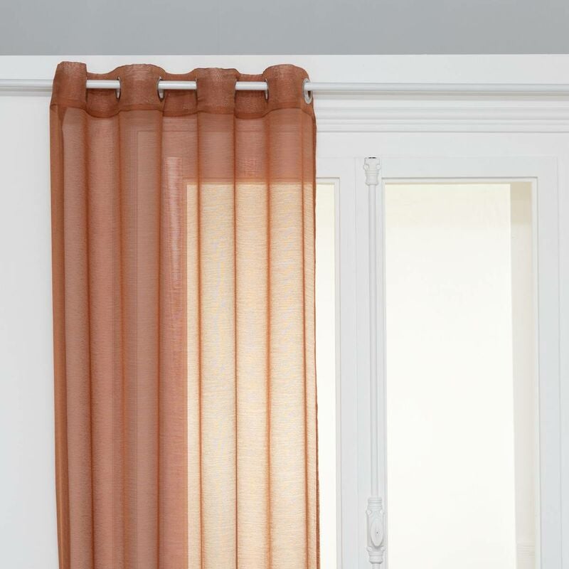 foto del prodotto tenda moly 135x240cm rosa terracotta atmosphera cr ateur d int rieur