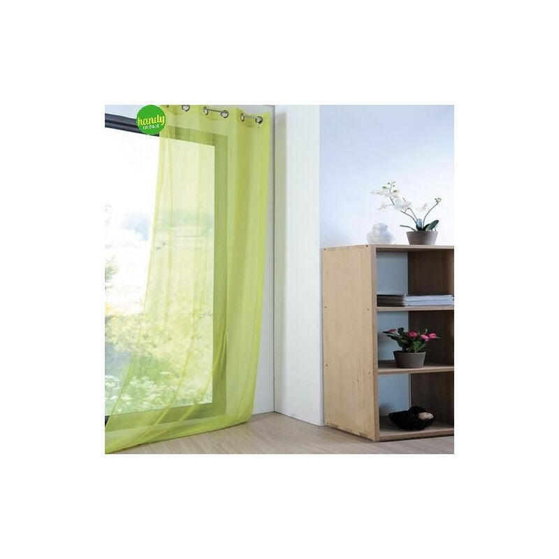 foto del prodotto tenda monna sa stof con velo misura 140 x 280 cm colore verde