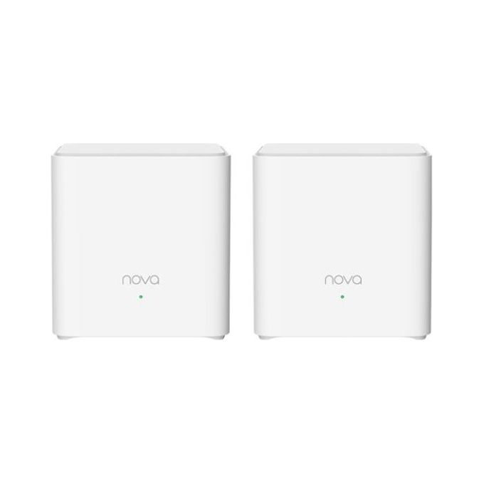 foto del prodotto tenda nova ex3 2 pack ax1500 router dual band wireless wi fi 6 sistema mesh copertura fino a 300mt