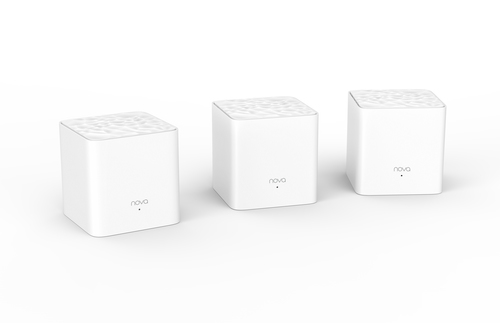 foto del prodotto tenda nova mw3 router wireless dual band 2.4 ghz 5 ghz gigabit ethernet bianco