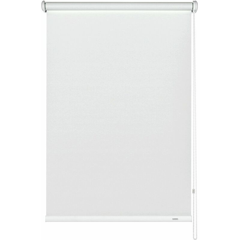 foto del prodotto tenda oscurante a rullo con catenella laterale, installazione a parete, soffitto o nicchia, opaca, kit di montaggio incluso, bianco, 102 x 180 cm
