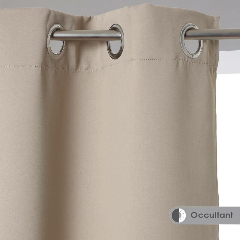 foto del prodotto tenda oscurante odelie beige 140x260cm atmosphera cr ateur d int rieur