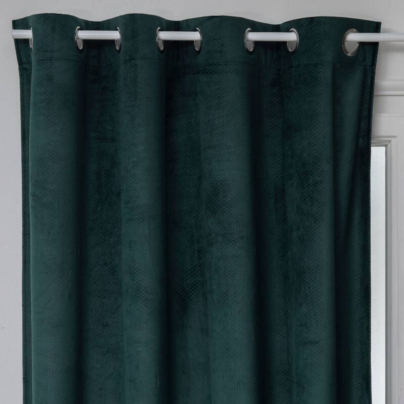 foto del prodotto tenda oscurante otto in velluto verde cedro 140x260cm atmosphera cr ateur d int rieur