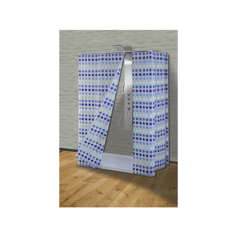 foto del prodotto tenda palline cm.180x200 azzurro