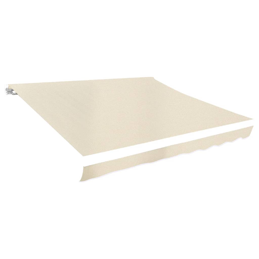 foto del prodotto tenda parasole in tela crema 4 x 3 m telaio non incluso cod mxl 13776