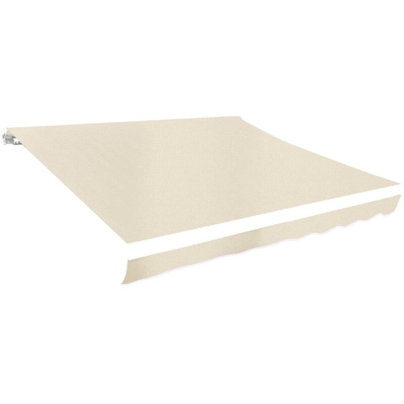 foto del prodotto tenda parasole in tela crema 6x3m telaio non incluso vidaxl
