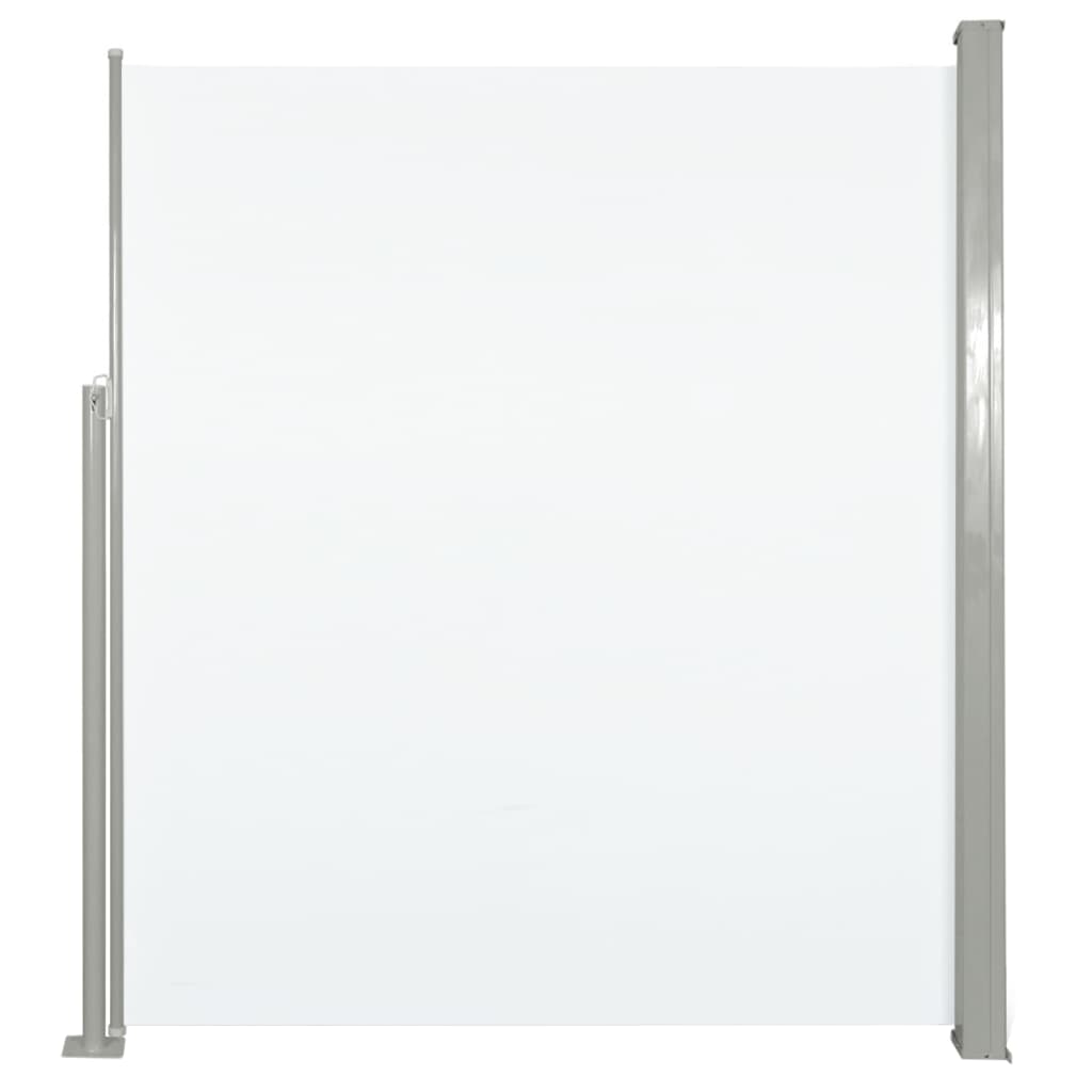 foto del prodotto tenda parasole laterale retrattile per patio giardino terrazza balcone schermo di protezione visiva 160 x 300 cm crema 02 0007049