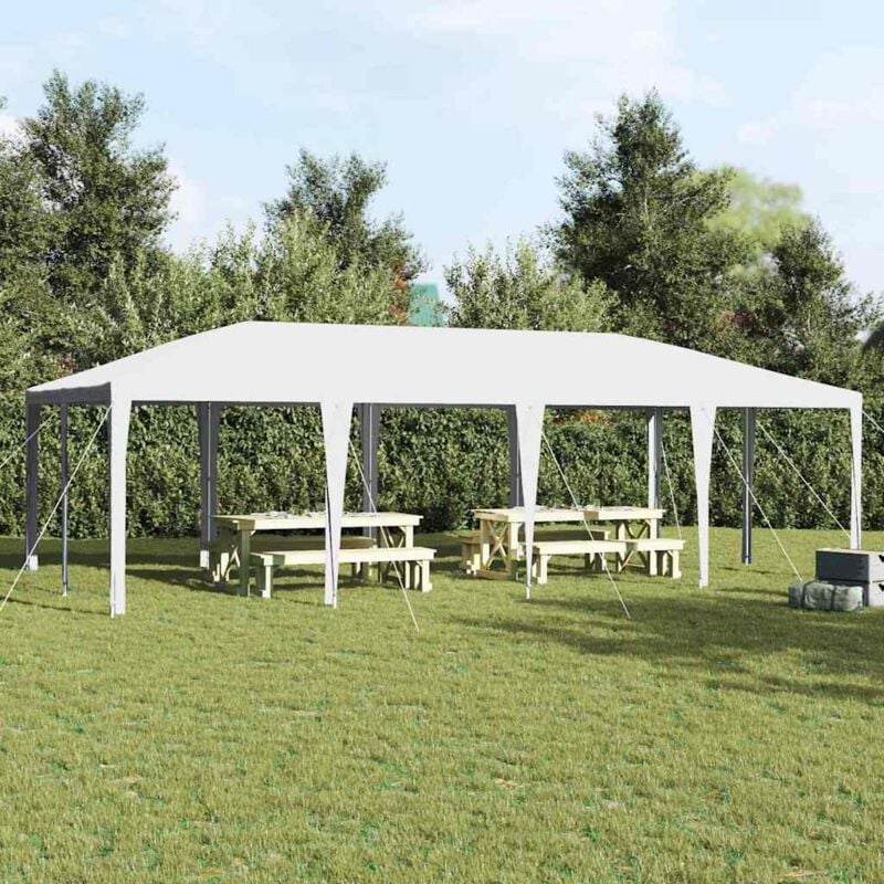 foto del prodotto tenda party bianco 800 x 400 x 266 cm poliestere, acciaio vidaxl