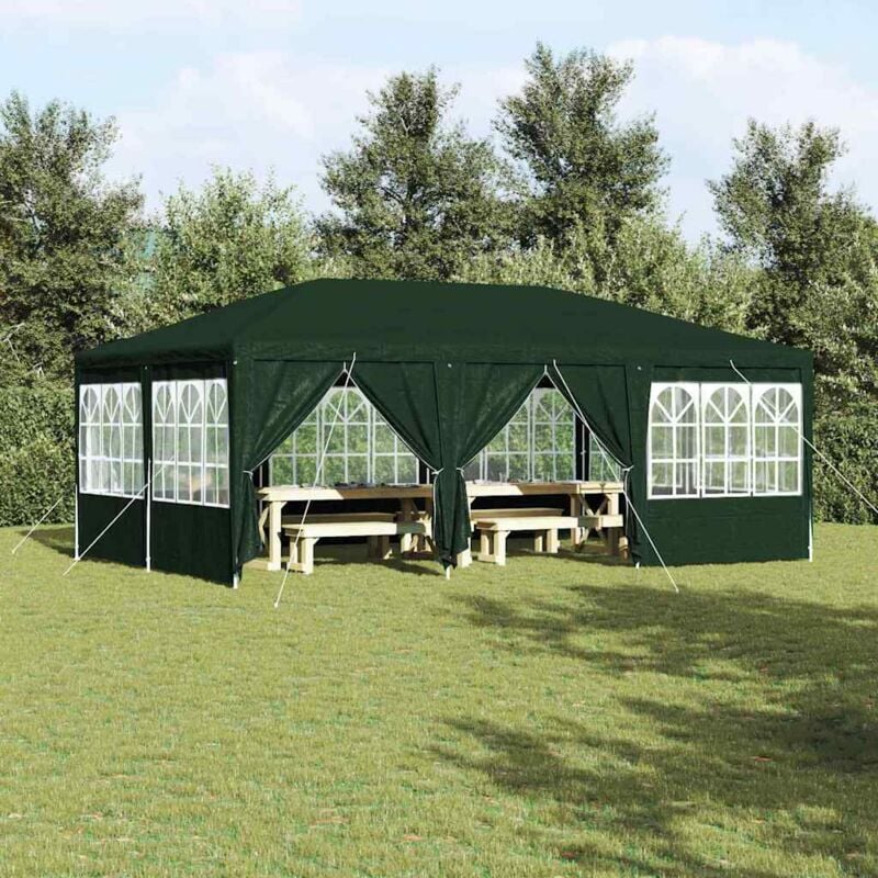 foto del prodotto tenda party verde, bianco 600 x 400 x 266 cm vidaxl