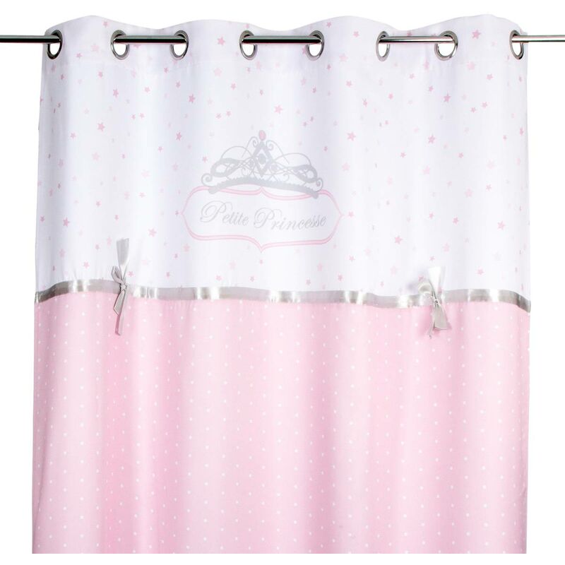 foto del prodotto tenda per bambini princesse ruban rosa 140x260cm atmosphera cr ateur d int rieur